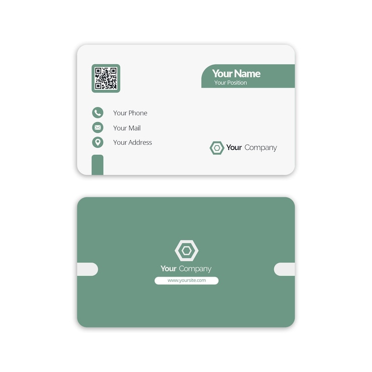 PSD a business card that says'wear company'on it
