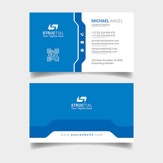 PSD business card