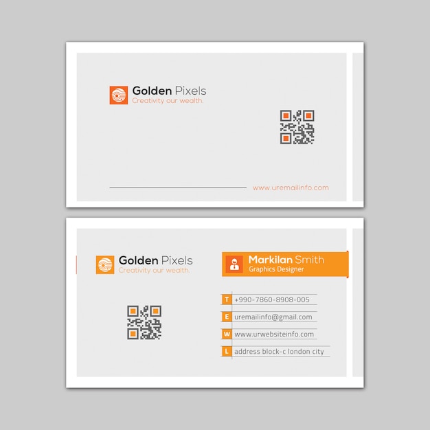 PSD business card