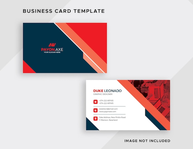 PSD business card