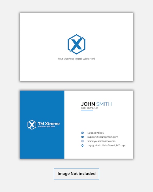 PSD business card