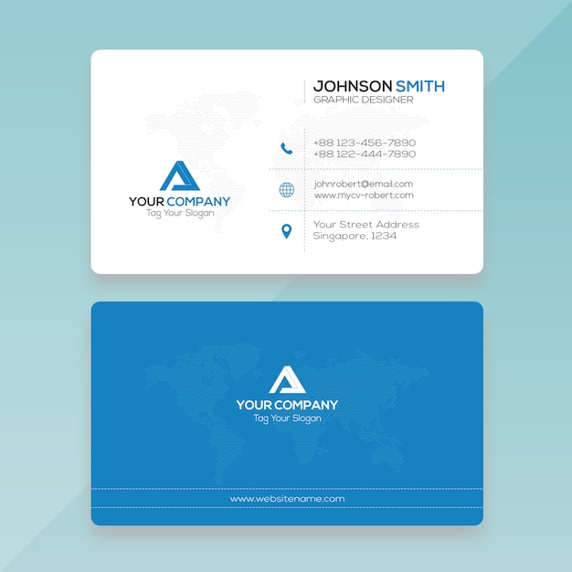 PSD business card