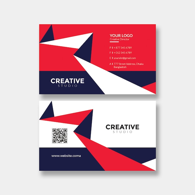 PSD business card