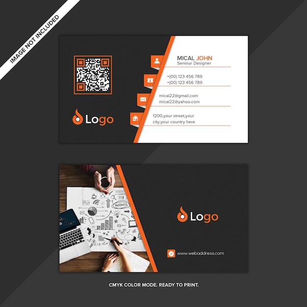 PSD business card