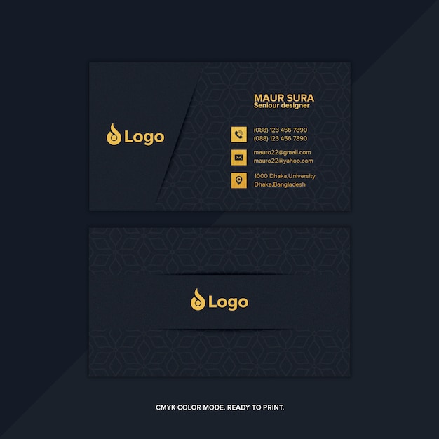 PSD business card