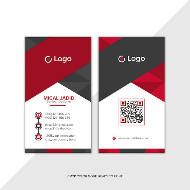 PSD business card