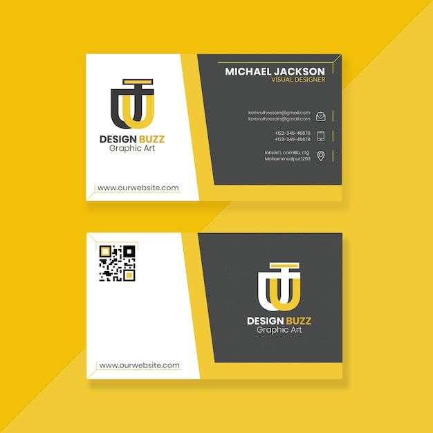 PSD business card