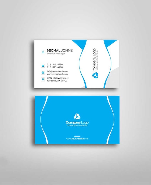 PSD business card