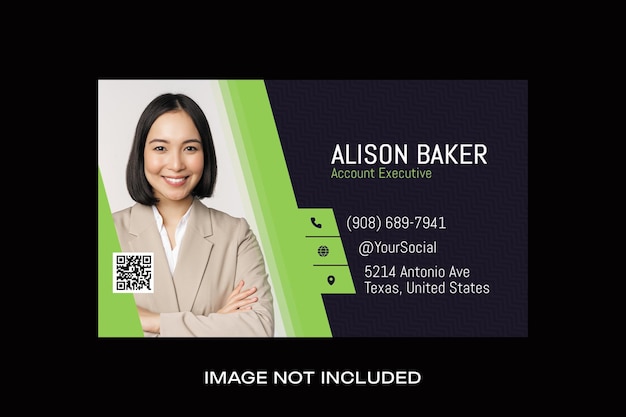 PSD business card