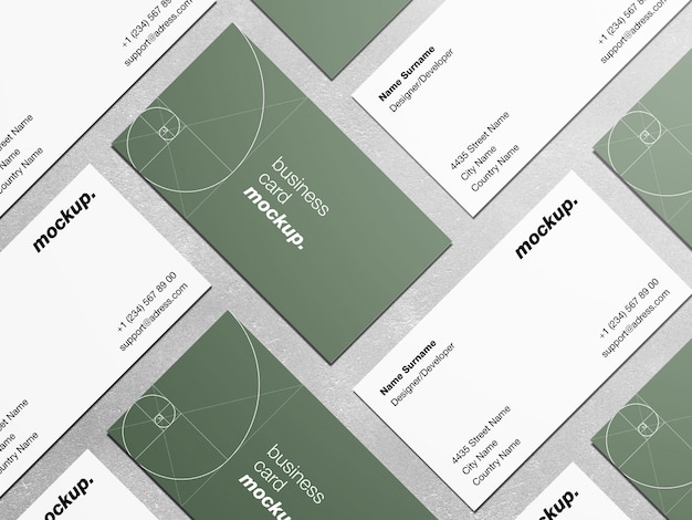 PSD business cards mockup