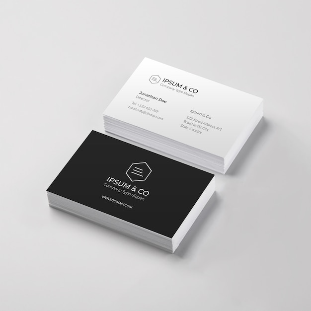 Business cards mockup