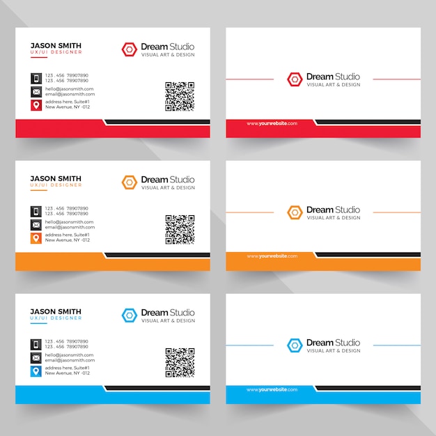 BUSINESS CARDS in various colors