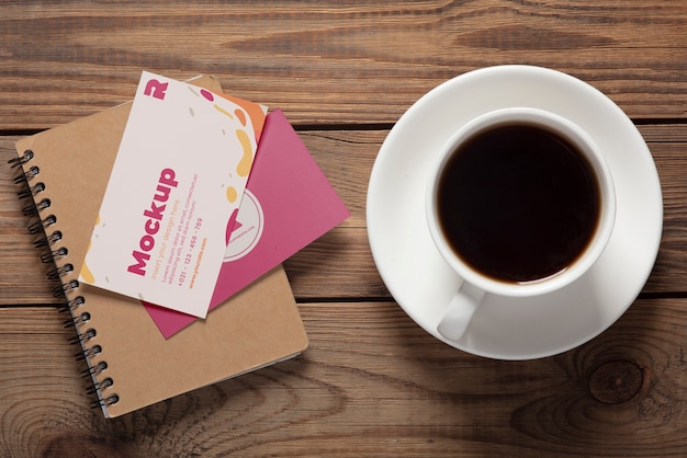 PSD business coffee mockup design