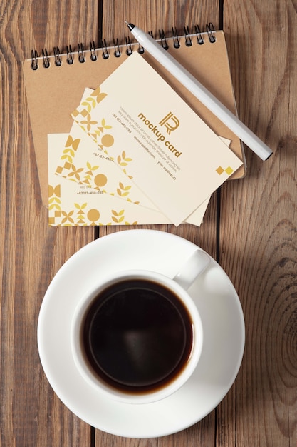 Business coffee mockup design