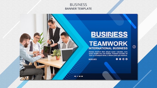 PSD business concept banner template