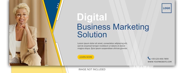 PSD business concept banner template