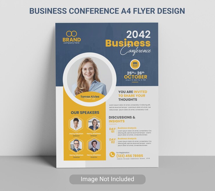 Business Conference Flyer design template