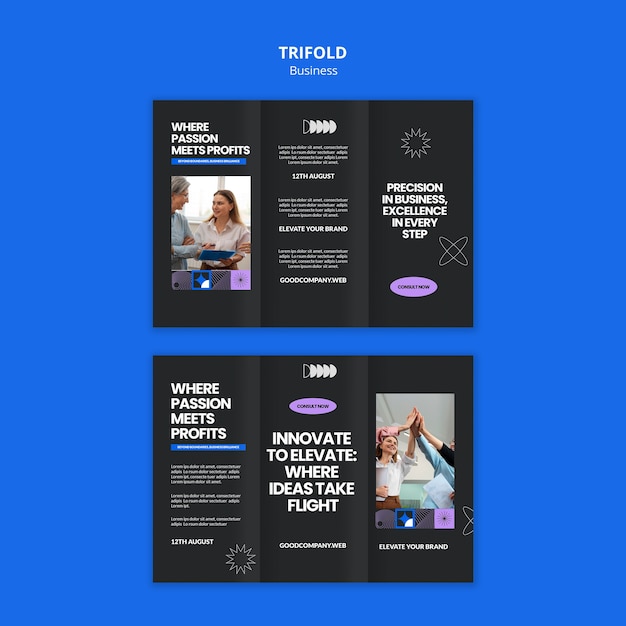 business corporation template design