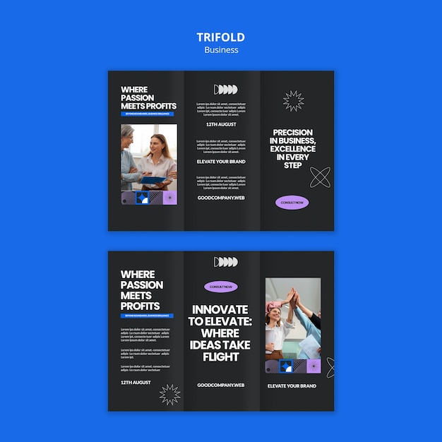 PSD business corporation template design