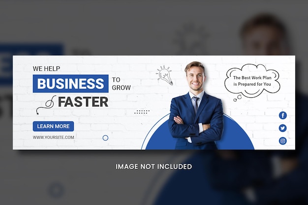 PSD business cover banner