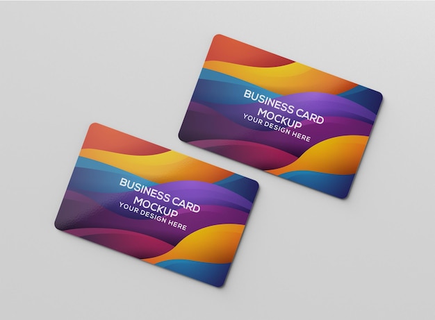 PSD business credit card mockup