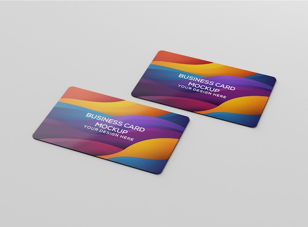 PSD business credit card mockup