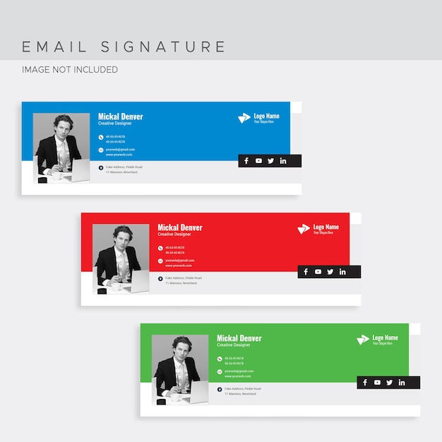 Business Email Signature Template
