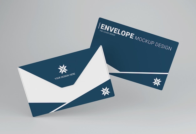 PSD business envelope mockup