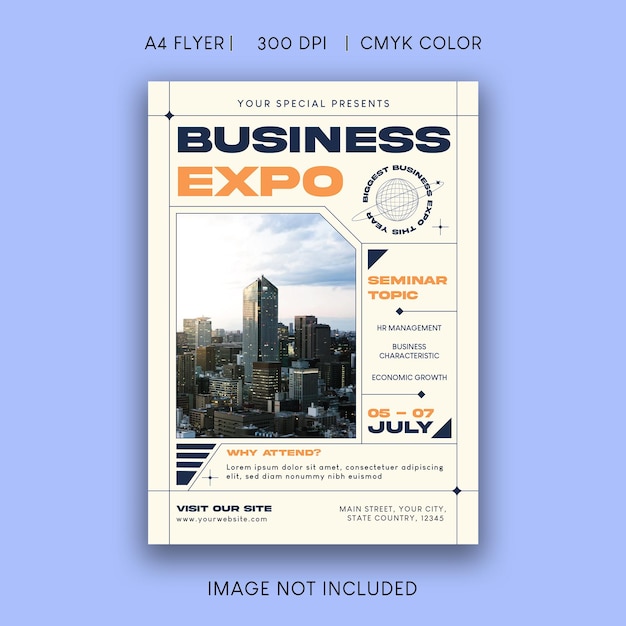 PSD business expo flyer