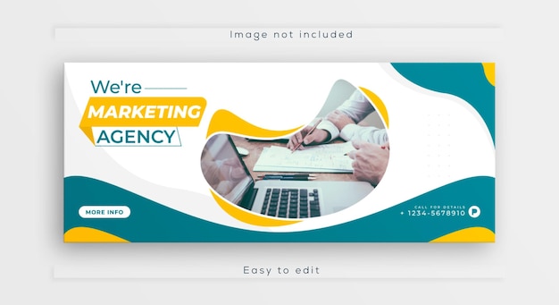 business facebook cover for digital advertising social media banner design for marketing use
