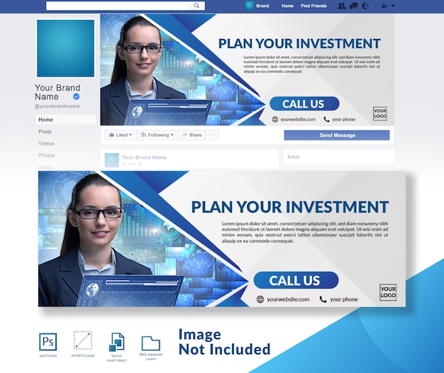 PSD business facebook cover template