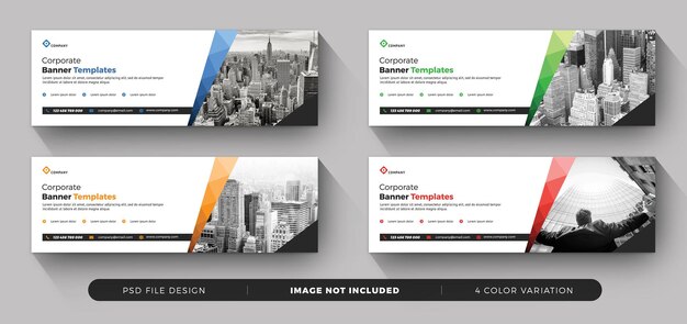 PSD business flyer 4 templates