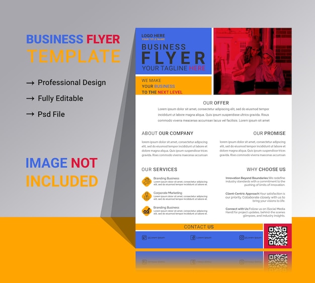 PSD business flyer design