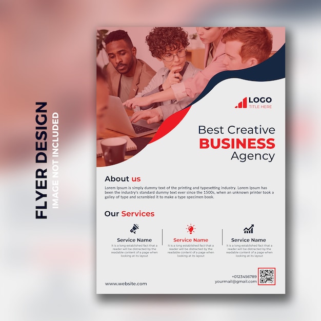 PSD business flyer design