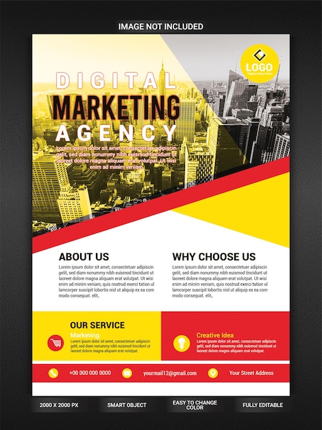 PSD business flyer design