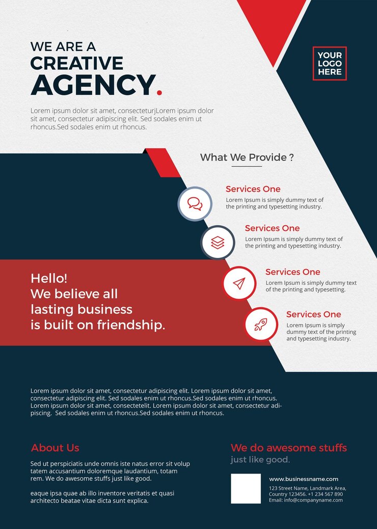 PSD business flyer editable