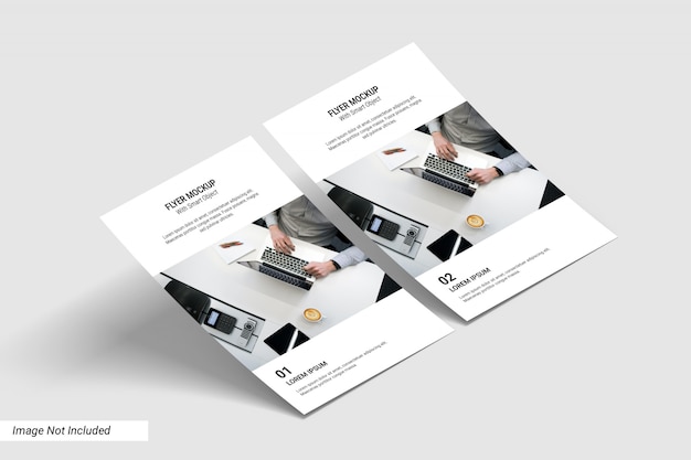 Business flyer mockup