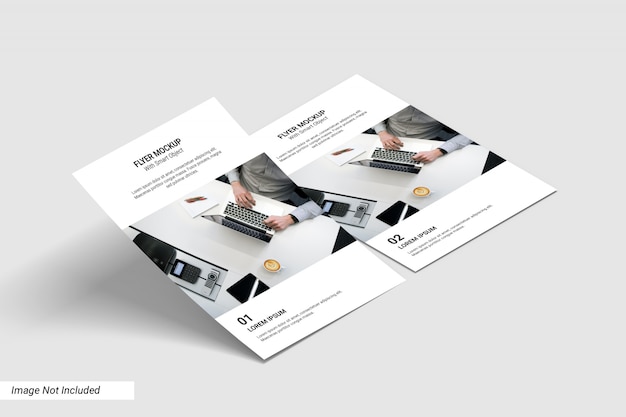 PSD business flyer mockup