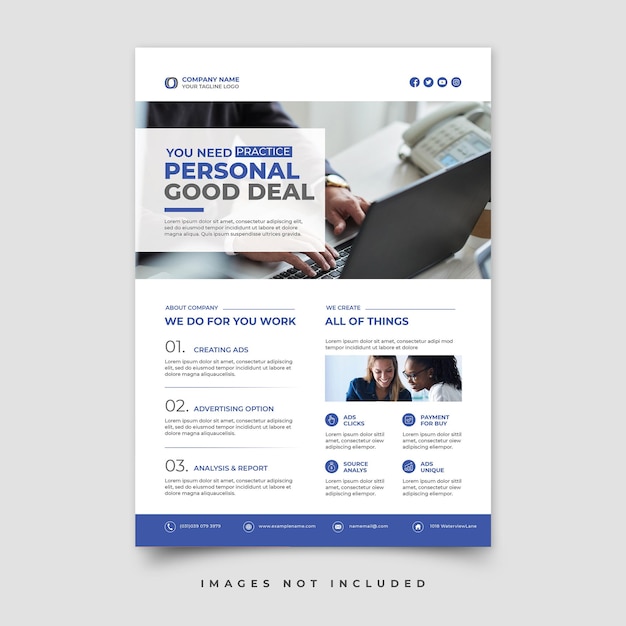 Business Flyer-sjabloon