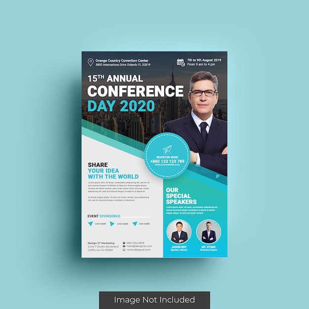 PSD business flyer template