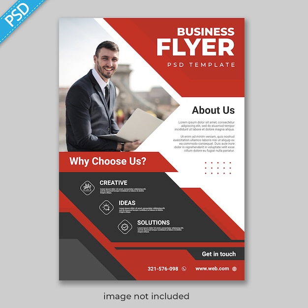 PSD business flyer template