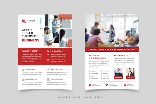 Business flyer template