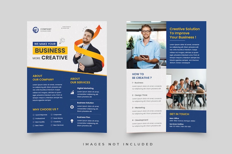 PSD business flyer template