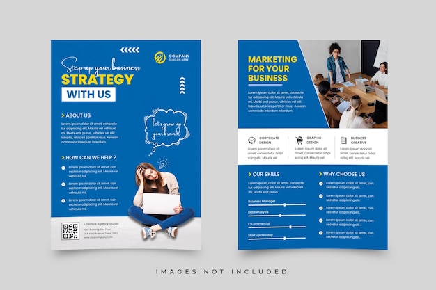 PSD business flyer template