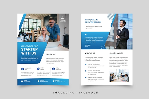 Premium PSD | Business flyer template