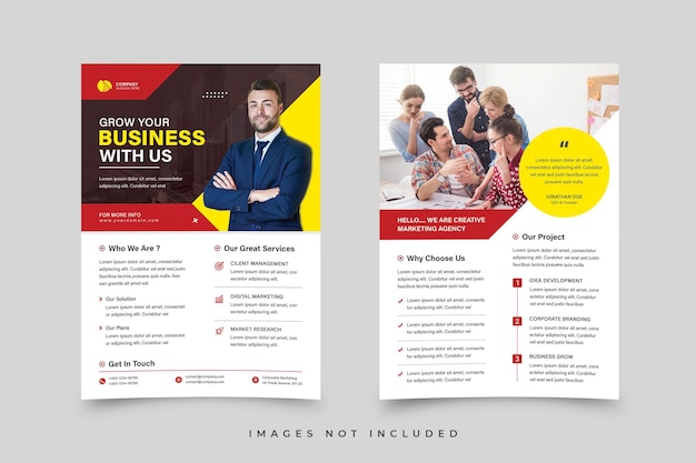 Business flyer template