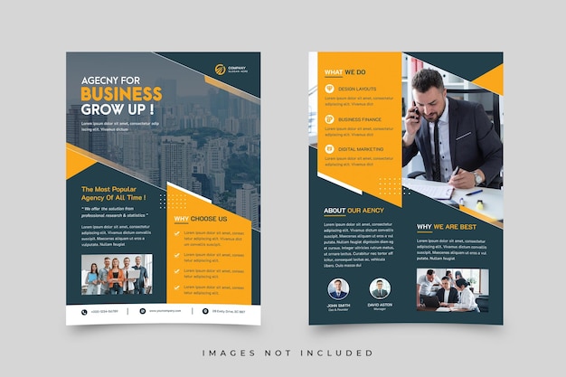 PSD business flyer template