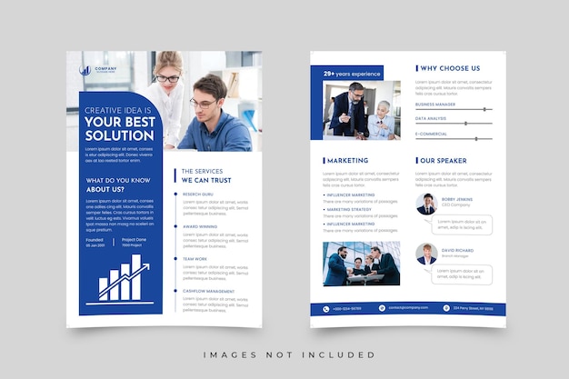 PSD business flyer