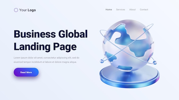 PSD business global landing page