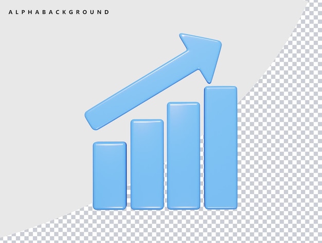 Business icon 3d render illustration